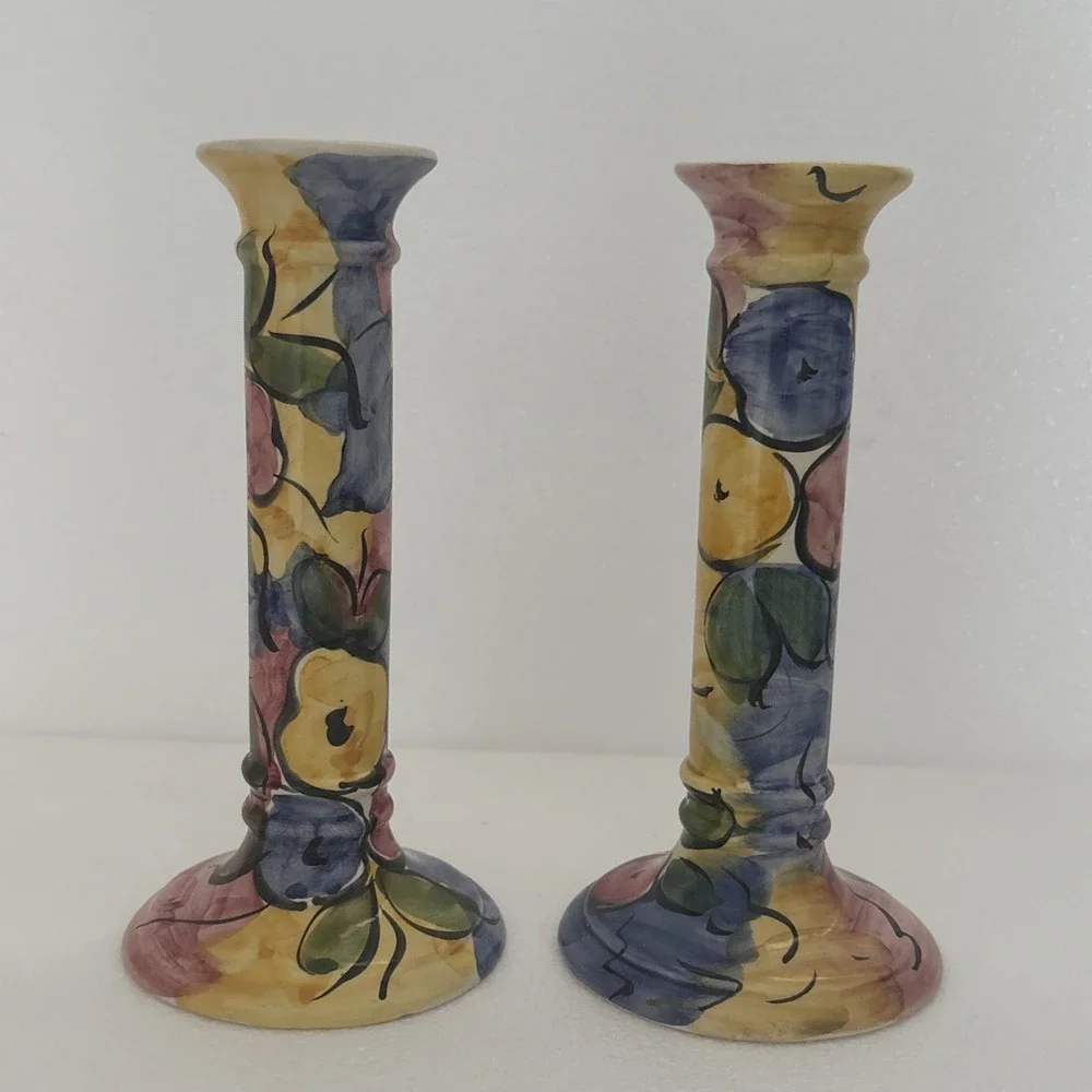 Jay Willfred Ceramic Taper Candle Holders Div of Andrea‎ by Sadek